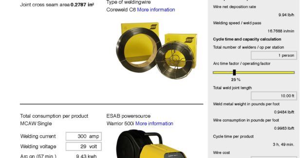 ESAB’s Quick Weld Productivity Analyzer enables PDF reporting with QR code