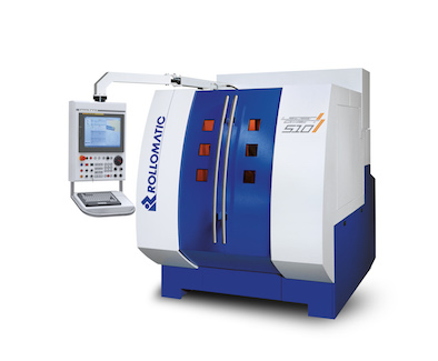 Rollomatic’s LaserSmart 5-axis CNC laser-cutting machine