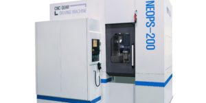 Helios Gear Products YG Tech’s compact CNC NEOPS 200 power skiving machine