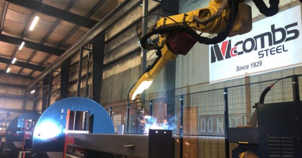 McCombs Steel in Statesville, N.C., BeamMaster robotic welding