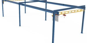 Spanmaster pre-engineered workstation cranes from TC/American Crane Co.