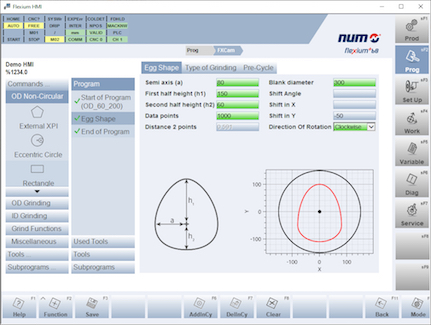 NUM Flexium+ CNC software