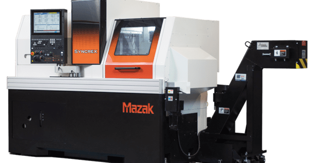 machining, Mazak, Swiss-style machine, Discover Event, Mazatrol, Syncrex