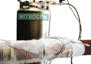 Pipe freezing, Huntingdon Fusion Techniques HFT, LIQUID NITROGEN (LN2) FREEZING, CARBON DIOXIDE FREEZING, Accu-Freeze System, Qwik-Freezer System