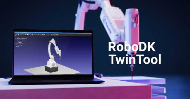 RoboDK, TwinTool, automated tool calibration, industrial robots, linear gauge sensor