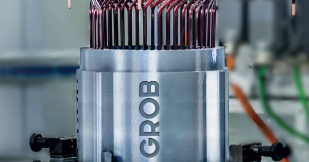 GROB Systems, electric vehicle motor components, machining, battery assembly, fuel cell assembly