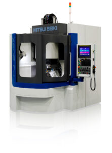 5-Axis Machining Center Provides High Precision for Processing Smaller Workpieces, Mitsui Seiki, PJ 303X 5-axis machining center, lens molds, medical products, EDM electrodes, HSK-E25 taper spindle, FANUC F31i-B5, Mitsui Seiki USA, Bill Malanche