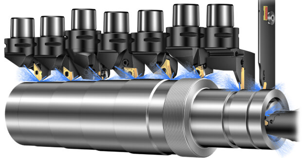 Increasing Tool Life with Precision Cooling, Sandvik Coromant, Coromant Capto®, T-Max® P, metal cutting tools, steel turning applications, turning tools, turning inserts, clamping insert, predictable tool life