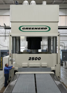 2500 Ton Hot Forming Press, Greenerd Press & Machine Co., hydraulic press, Jerry Letendre, product handling solutions