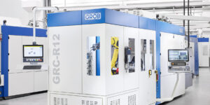 GROB Systems, Inc., GRC-R12 Robot Cell, GROB G150 5-Axis Universal Machining Center, horizontal machining center, G-series Universal line, Derek Schroeder, automation solutions, manufacturing cells