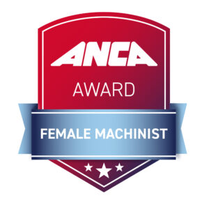 Female Machinist Award, CNC grinding machines, ANCA, tool and cutter grinding, Johanna Boland