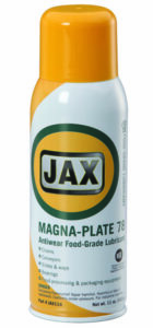 JAX Magna-Plate® 78, JAX Halo-Guard® FG-2, JAX Halo-Guard® FG-2, America’s Finest Penetrating Oil, JAX Food Grade Penetrating Oil, high-performance aerosol lubricants, Keep Machinery Running Smoothly with Aerosol Spray Lubricants, Silicone Spray, Multi-Purpose Spray, Grease Spray, Penetrating Oil Spray, America’s Finest Penetrating Oil, JAX Food Grade Penetrating Oil, JAX Halo-Guard® FG-2, JAX Halo-Guard® FG-2, JAX Magna-Plate® 78, JAX Dry-Glide® FG, heat generation, decreased efficiency, increased wear, greatly reduces friction, chain lubricant