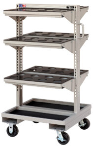 New Tool Caddy Ideal for HSK 125A Tooling, Stor-Loc Modular Drawer System, Stor-Loc, HSK 125A Tool Caddy, Tool Caddy Shelf Brackets, provide 400 pounds per shelf capacity, Top Heavy HSK 125A Tooling, 100% components from the USA, Products are made in the USA
