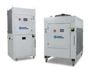 Updated Laser Series Chillers, Chase Cooling Systems, LASER SERIES, 0.5 tons-to-25+ tons, dual cooling circuits, individual pumps, Chip Miller, chiller units