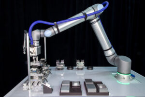 Re-engineered Cobot Greatly Expands Automation Opportunities, Universal Robots, UR20 cobot, 1,750 mm (68.9”) reach and 20 kg payload (44.1 lbs.), weighing only 64 kg (141.1 lbs.), human-scale automation tasks