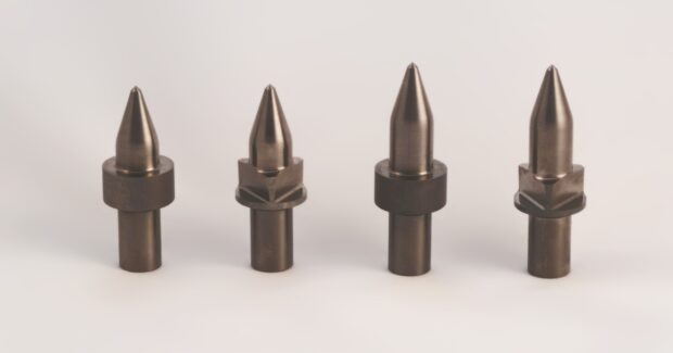 There are four different styles of standard tools from Formdrill-USA: short, short/flat, long and long/flat.