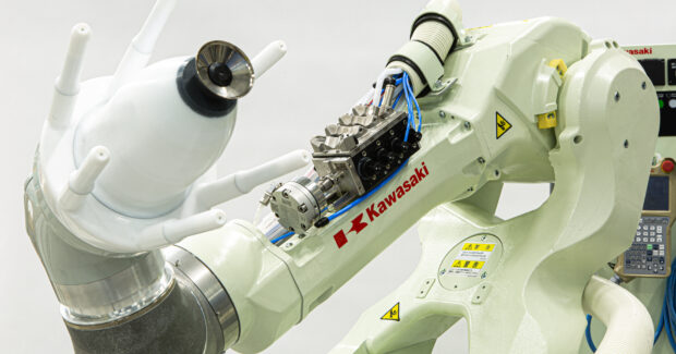ready2integrate, Kawasaki Robotics, Durr, automated painting processes, robots, painting equipment, RS007L high-speed robot, KJ155 painting robot, EcoAUC controller, EcoBEll2, Ulrich Tautz, Marc Kluge, automotive industry,
