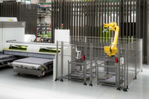 Increased Laser Power Automation and Eco-friendly Solutions, BLM Group USA, Gunar Gossard, LT7 Automated Robotic Unload, increasing laser power, automation is a key focus in new laser system capability