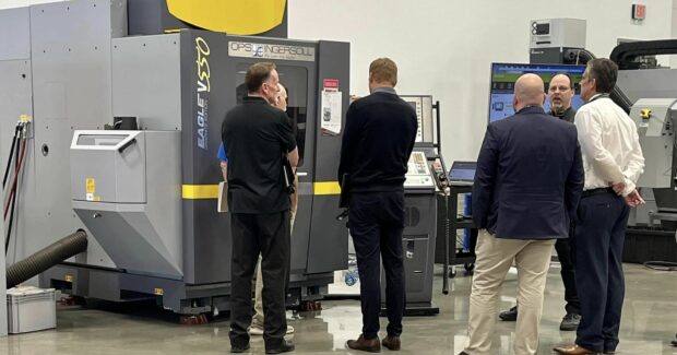 MC Machinery Systems EDM and Milling Technology Summit, Magnum Precision Machines, North-South Machinery, Reshoring Initiative, Harry Moser, Mitsubishi MV Series of wire EDMs, OPS Ingersoll precision milling equipment, Mitsubishi AZ600 wire-laser metal 3D printer, Frank Maehr, Millennium Machinery