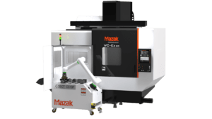 Mazak, 5-axis machining with cobot cell system