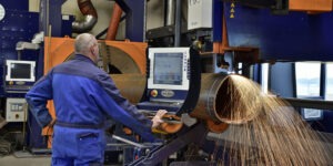 HGG Profiling Equipment’s SPC 3000 PT/VC, oxyfuel cutting, plasma cutting, pipe and vessel heads, ProCAM software, FitPerfect, thick-walled profile, Brandon Welch