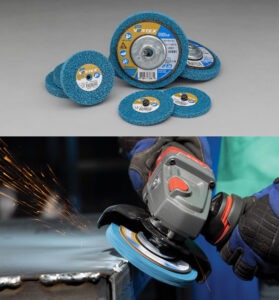 Saint-Gobain Abrasives,Norton Vortex® Rapid Blend Coarse Grit Wheels and Discs.