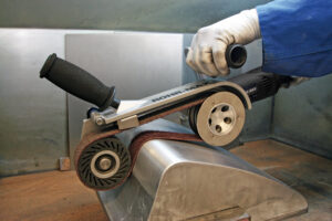 CS Unitec, grinder and pipe belt sander/polisher